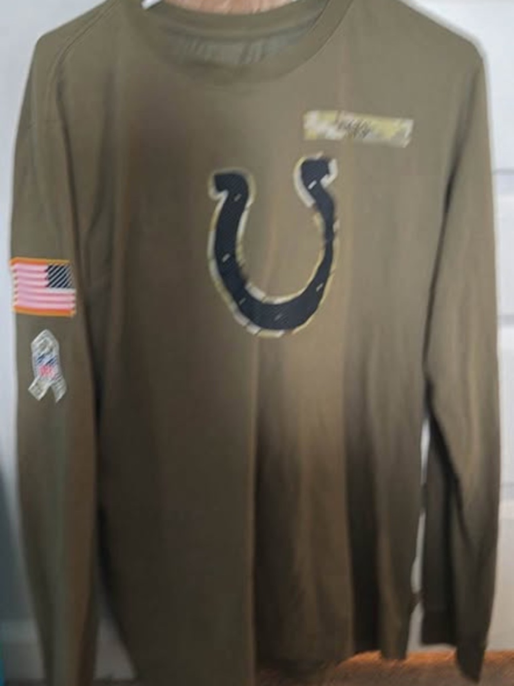 Nike Indianapolis Colts Salute to Service Long Sleeve Shirt